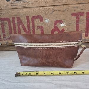 Portland Leather Utility/Makeup Bag